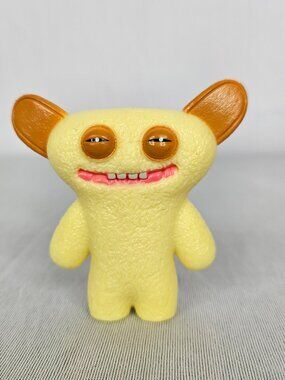 Fuggler Mini Figure | Yellow Tan Vinyl Collectible | Boxed | 2.75"